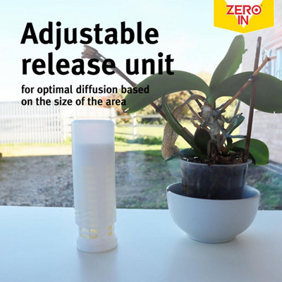 Zero In 60 Day Citronella Diffuser Adjustable Release Portable Insect ...