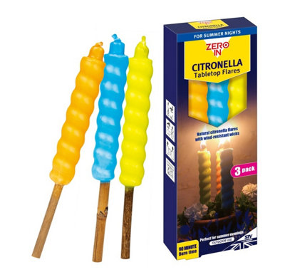 Zero In Citronella Tabletop Flares