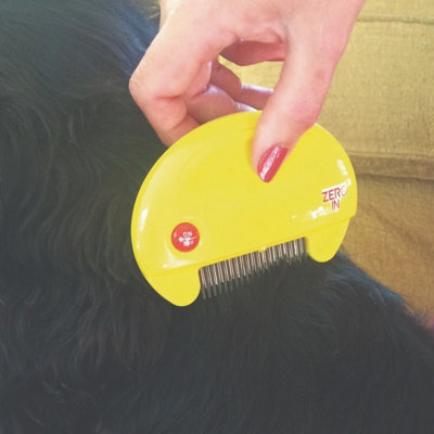 Zero In Flea Killer Comb Electric Flea Tick Comb for Use on Cats and Dogs