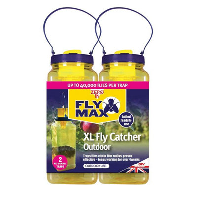 Zero In - Fly Max XL Fly Catcher Outdoor - Twin Pack