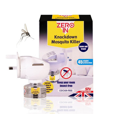 Zero In Knockdown Plug-In Mosquito Killer with 30ml Refill Diffuser ...