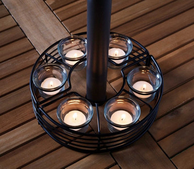 Zero In Parasol Tabletop Tealight Holder