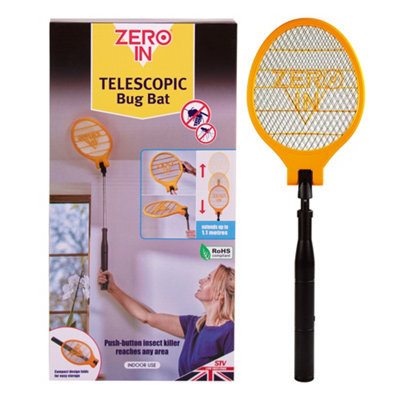 Zero In Telescopic Bug Bat Long Reach Bug Bat Eliminates Flying Insects