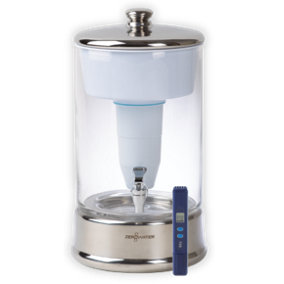 ZeroWater 40 Cup / 9.5L Glass Water Filter Dispenser