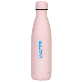 ZeroWater Pink 500ml Stainless Steel Bottle