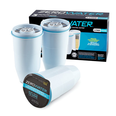 ZeroWater Replacement Filters (3Pack) DIY at B&Q
