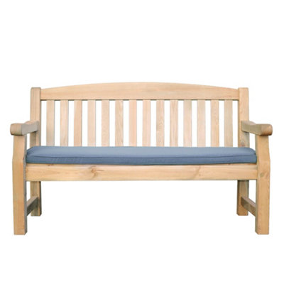 Zest Cushion For Emily Wooden Garden Bench 3 Seater 5ft Seat Pad ...