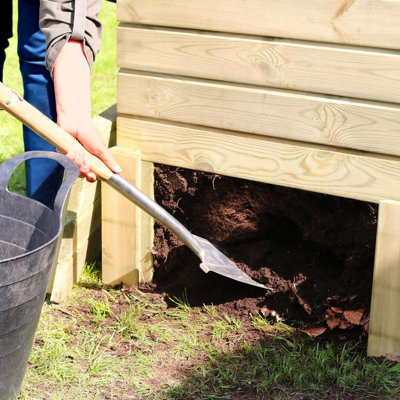 Zest Eco Hive Wooden Composter Compost Bin Beehive Garden Waste - 7
