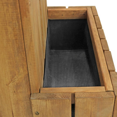 Zest Parcel Box Outdoor with Planter Delivery Box for Parcels ...
