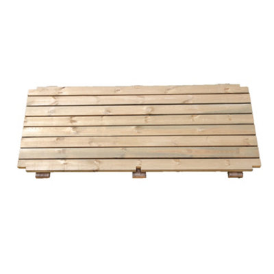 Zest Wooden Base For Wide Sleeper Raised Planter Flower Bed / Aquatic Planter