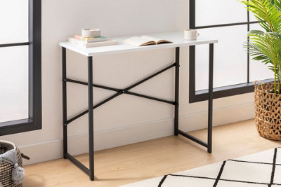 Zeus Computer Study Desk - White