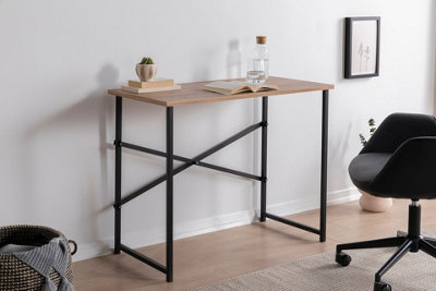 Zeus Study Desk, 70x90x45 cm, Metal Legs | DIY at B&Q