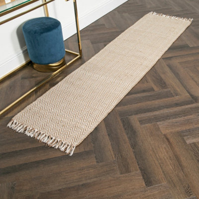 Zig Zag Jute Runner Rug (60 x 230cm)