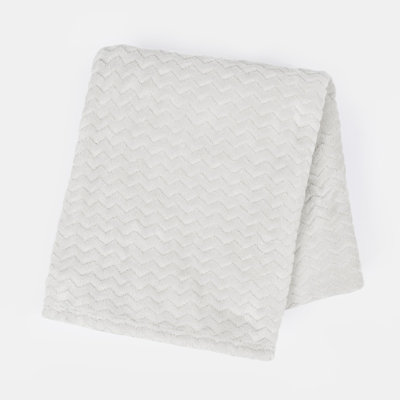 Zig Zag Ultra Soft Bed Throw Over Blanket - 3