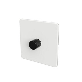 Zigbee 2-WAY LED DIMMER SWITCH - White/Black 1-Gang Dimmer Switch