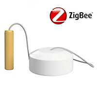 Zigbee Smart pull cord dimmer switch - White/Gold Pull