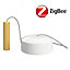 Zigbee Smart pull cord dimmer switch - White/Gold Pull