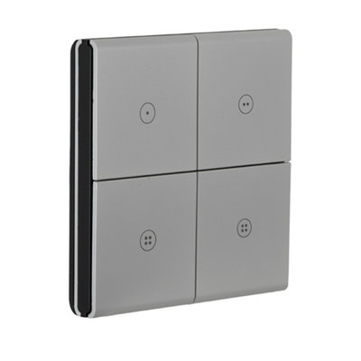 Zigbee - Smart Wall Switch Remote Grey (Scene Switch)