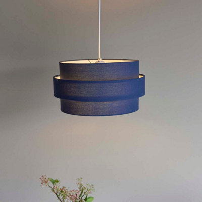 Ziggy Navy Easy-Fit Pendant Shade