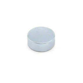 Zinc Plated N42 Neodymium Magnet for Engineering, Manufacturing, DIY & Outdoor Applications - 25mm dia x 10mm thick - 16.5kg Pull