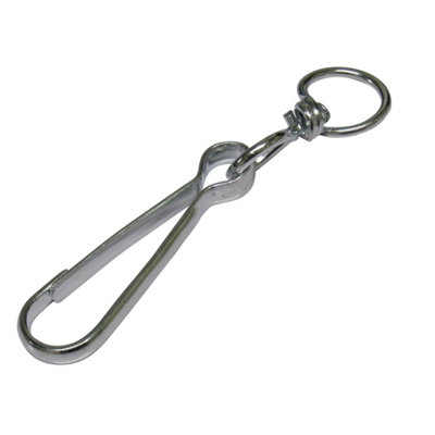 Zinc Plated Simplex Swivel Hooks 30MM X10 (Dog Clip Lanyard Key Ring Snap Hook) - 7