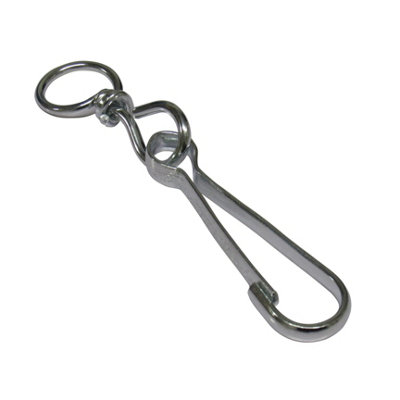 Zinc Plated Simplex Swivel Hooks 70MM X10 (Dog Clip Lanyard Key Ring Snap Hook) - 4