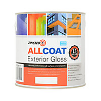 Zinsser Allcoat Exterior Gloss Water Based Mixed Colour Ral 9001 2.5L