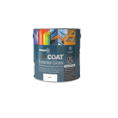 Zinsser Allcoat Exterior Solvent Based Gloss White 1L