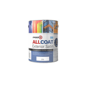 Zinsser AllCoat (Water Based) Exterior Satin RAL 7016 Anthracite Grey 5 Litres