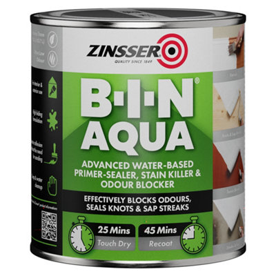 Zinsser BIN Aqua Primer White 500ml | DIY at B&Q