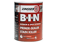 Zinsser BIN Primer Sealer Stain Killer Paint White 500ML