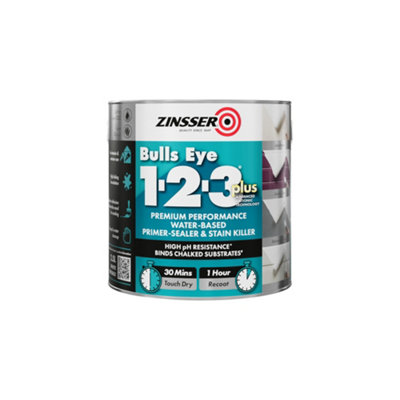 Zinsser Bulls Eye 1-2-3 Plus - White - 5L