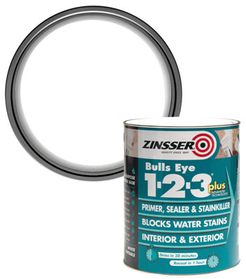 Zinsser Bulls Eye 123 Plus Primer White 500Ml