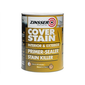 Zinsser Cover Stain Primer Sealer Paint 2.5 Litres