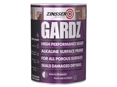 Zinsser Gardz High Performance Sealer Paint WaterBased 1 Litre DIY at B&Q