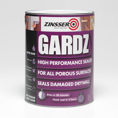Buy Zinsser Gardz High Performance Sealer Water Based 5 Litre DIY