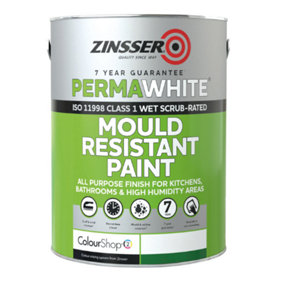 Zinsser Permawhite Interior Matt Mixed Colour Ral 1027 5L