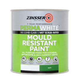 Zinsser Permawhite Interior Matt Mixed Colour Ral 3020 1L