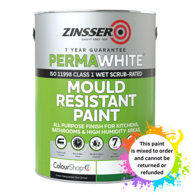 Zinsser Permawhite Interior Matt Mixed Colour Ral 5005 5L