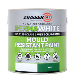 Zinsser Permawhite Interior Matt Mixed Colour Ral 6008 2.5L