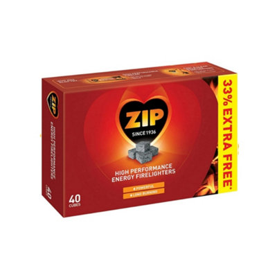 Zip High Performance Energy Firelighters 40 Cubes Price Comparisons | Compare The Build