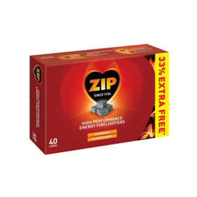 Zip High Performance Energy Firelighters 40 Cubes