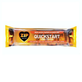 Zip Quickstart Firelighter Block Instant Light Chimenea Firepit Firelighter 150g