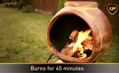 Zip Quickstart Firelighter Block Instant Light Chimenea Firepit Firelighter 150g - 4