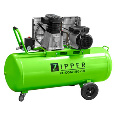 Zipper ZI-COM150-10 150Ltr Brushless Electric Professional Belt Drive Air Compressor 230V