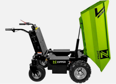Zipper ED500 48v Electric Dumper Truck / 4 Gear / 500kg Payload / Hydraulic Lift