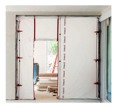 Zipwall SLP6 12 Ft. Spring Loaded Dust Barrier Poles (6 Pack