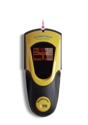 ZIRCON L70 Stud Finder Deep Scan Sensor and Wire Cable Detector Scanner LCD Display