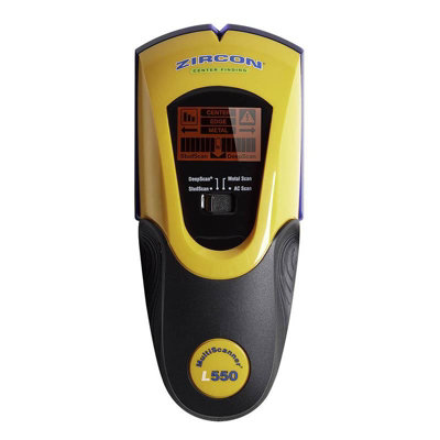 ZIRCON MULTISCANNER™ L550C ONESTEP™ Locates studs - 3