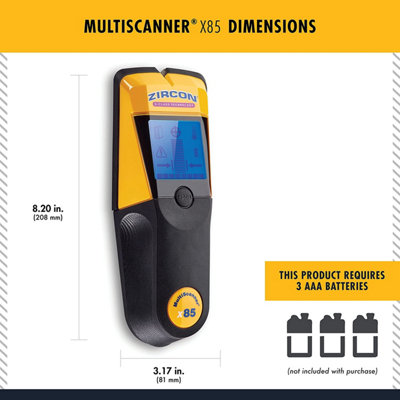 ZIRCON MultiScanner x85 thermally detects water-filled hydronic radiant heating - 3